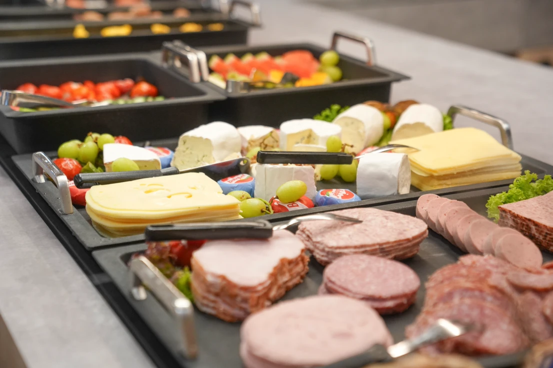 Frühstücksbereich im Gasthof Jossatal