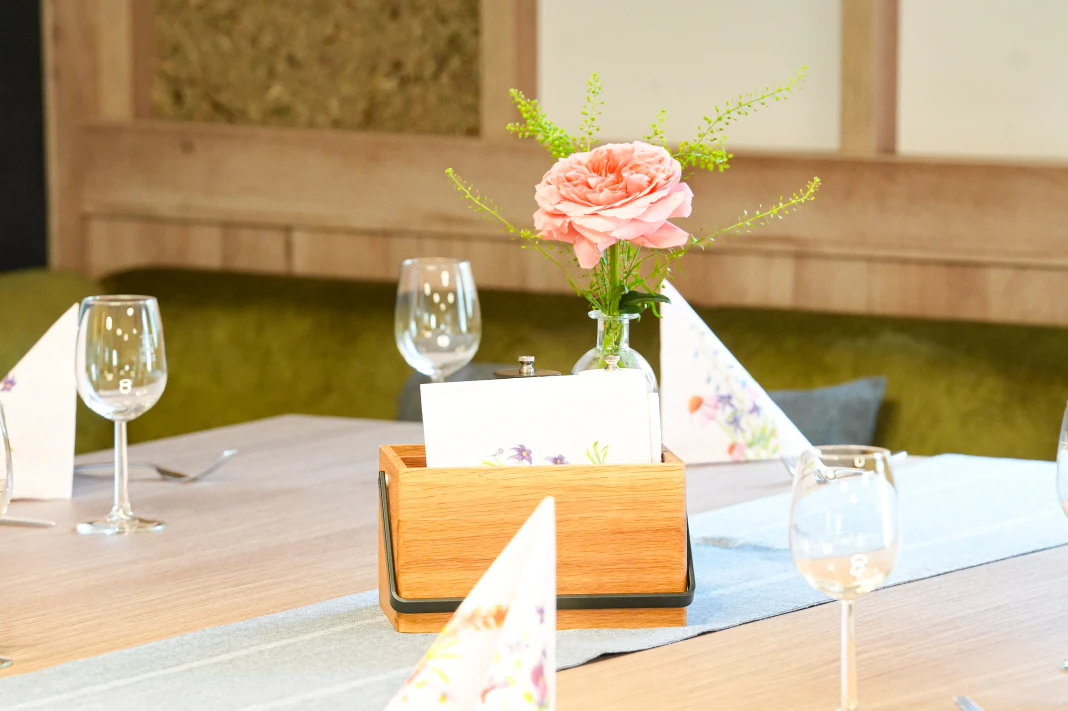 Neuer Saal im Landgasthof Jossatal – Raumansicht